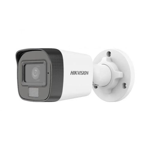 Cámara Bullet TVI 2MP IR25M Luz Blanca y Audio DS-2CE16D0T-LPFS 2.8mm Hikvision CC6074