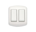Interruptor doble 9/15 con casquete modus plus Bticino
