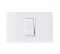 LUZICA INTERRUPTOR PULSADOR ARMADO BLANCO PU1102