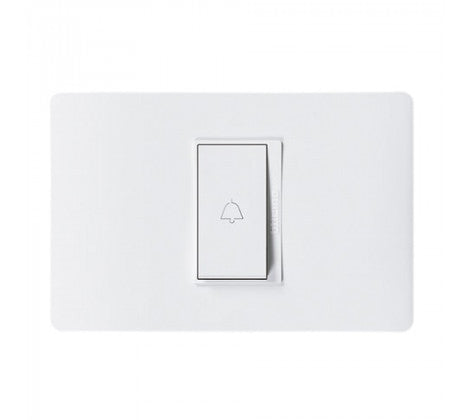 LUZICA INTERRUPTOR PULSADOR ARMADO BLANCO PU1102