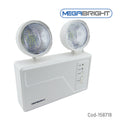 Lampara De Emergencia Modelo Doble LED Marca MEGABRIGTH A 6000K