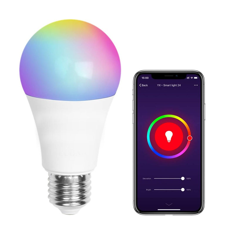 Ampolleta LED Smart A60 RGB Inteligente, E-27, Conectividad Para Smartphone.