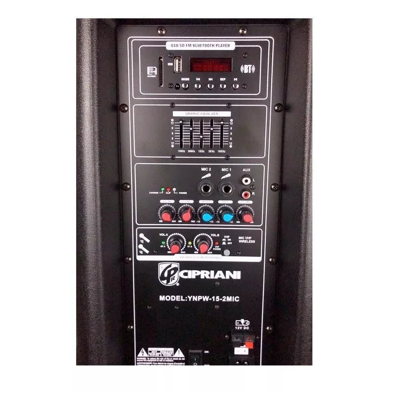 Parlante Karaoke Marca Coxx-Cipriani 15¨