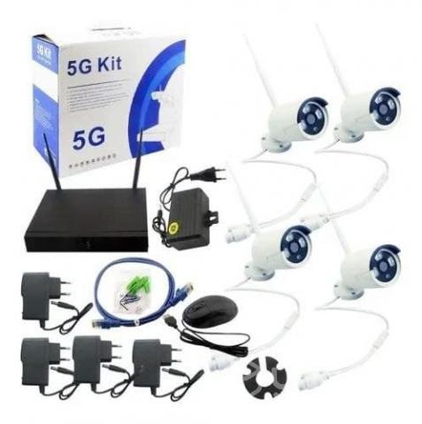 kit 4 Cámaras inalámbricas 5g