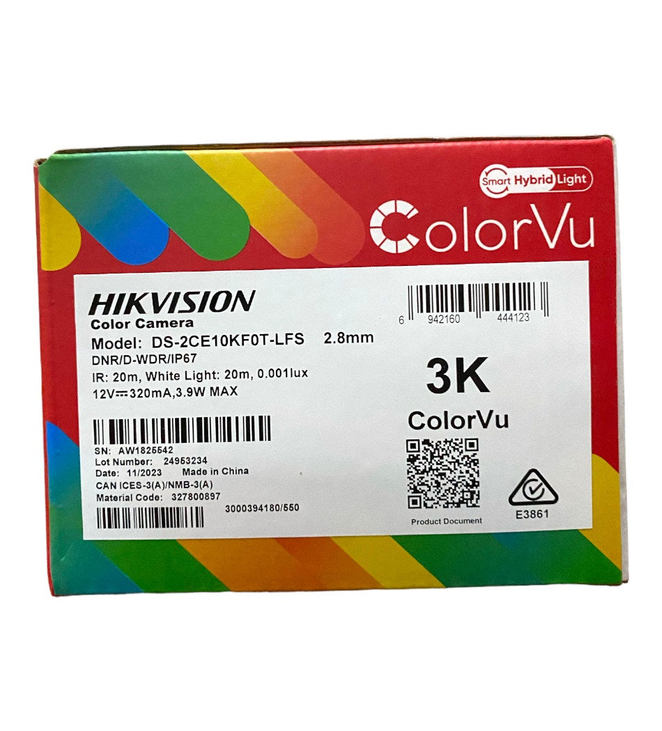 Camara Hikvision 3K ColorVU Smart Dual Light Audio IP67 Color VU 3K