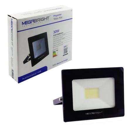 Foco Halogeno LED 30W Megabright, Luz Fria, Certificado