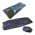 Teclado + Mouse Inalambrico Gamer, HK8100. Alta Calidad.