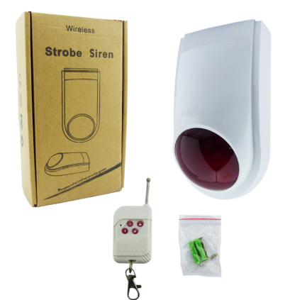Alarma Comunitaria Tipo Sirena Inalambrica Con Control