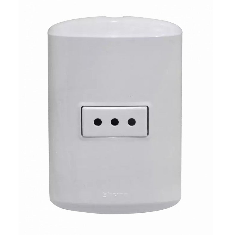 ENCHUFE EMBUTIDO MODUS BLANCO 10A 250V BTICINO REF 1105BN