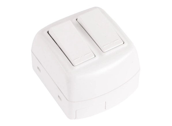 Interruptor doble 9/15 con casquete modus plus Bticino