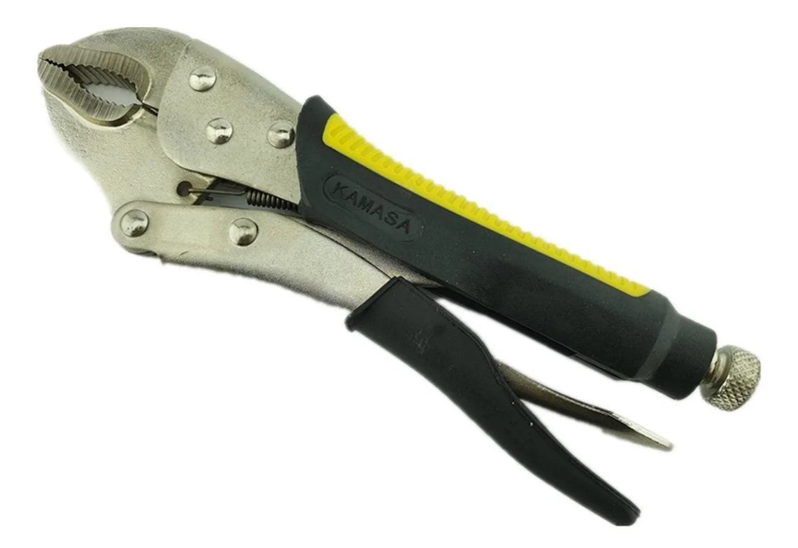 Alicate De Presion Quijada Curva 10 Pulgada Kamasa