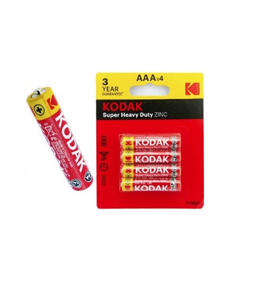 PILA CARBON AA 1.50 V. (AAA * 4) KODAK SUPER HEAVY