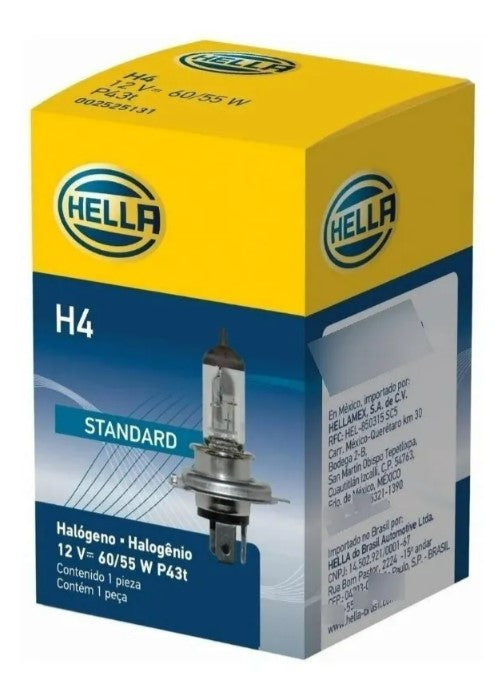 AMPOLLETA H4 P45T HELLA