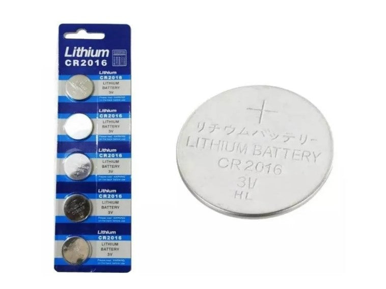 Pilas Cr2016 Cr-2016 Control Reloj Pack 5 Pilas X5 Pack