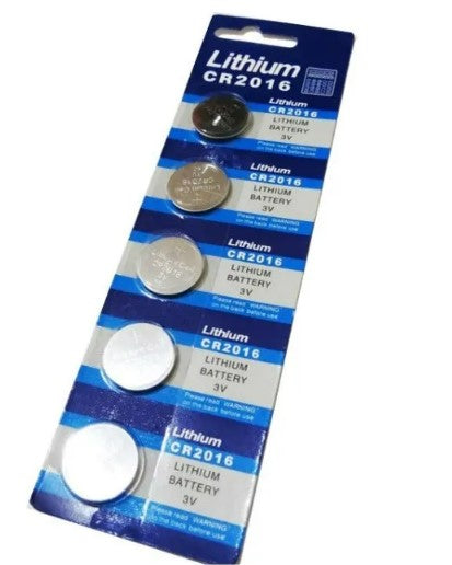 Pilas Cr2016 Cr-2016 Control Reloj Pack 5 Pilas X5 Pack
