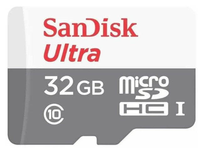 Tarjeta De Memoria Sandisk Microsd 32gb Clase 10 100mbps