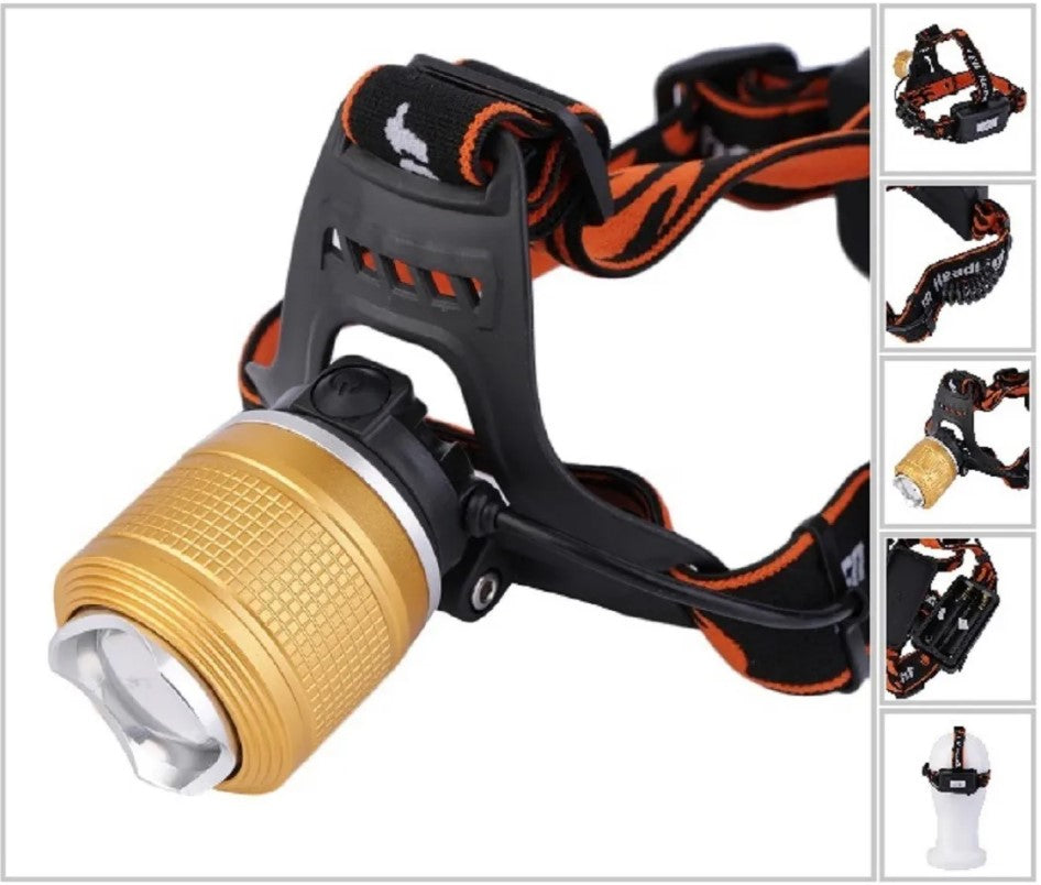 Linterna Frontal Para Cabeza Dual Light Source