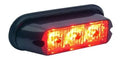 Luz De Freno Para Moto, 3 Led Rojo Strobo 7 Efectos 12/24 V
