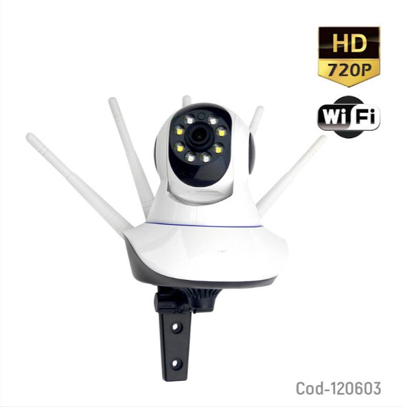 Cámara IP Wi-Fi/TF Visión Nocturna Para Interiores