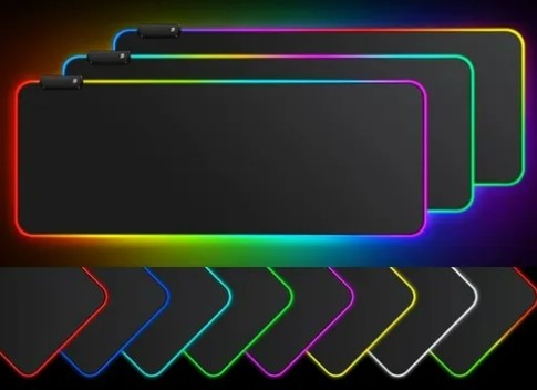 Pad mouse XL gamer RGB led