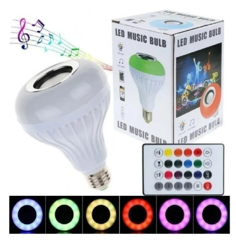 Ampolleta Parlante Led Con Bluetooth