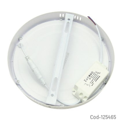 Foco LED Panel 18 Watt, Sobrepuesto, Megabright, Luz Fría