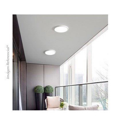 Foco LED Panel 18 Watt, Sobrepuesto, Megabright, Luz Fría
