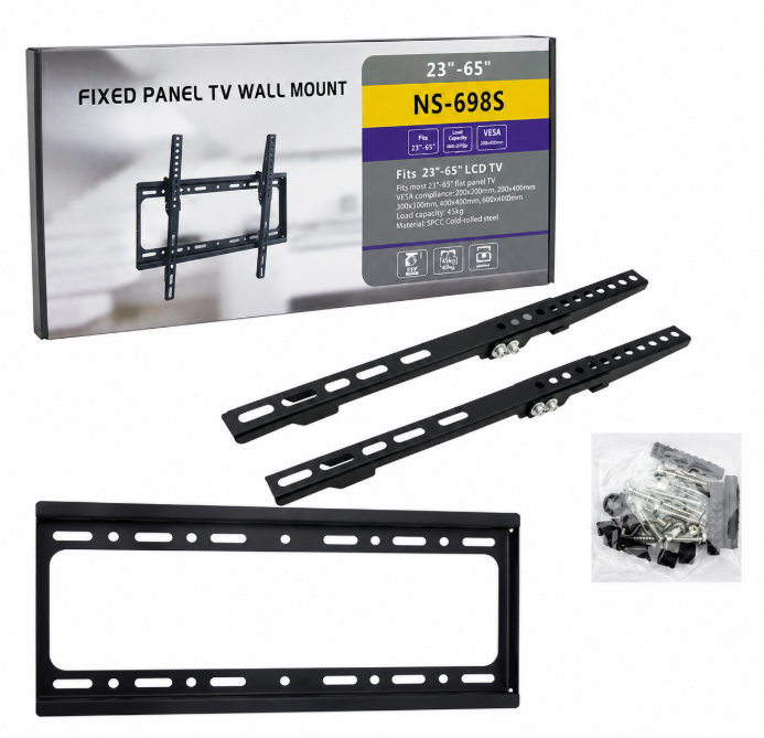 Soporte TV 23” A 65” Con Inclinacion, Hasta 40 Kg. Modelo NS-698S