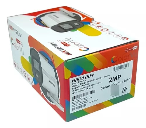 Camara Hikvision ColorVU Dual Smart Light 2MP IR20 Receptor de Audio CC6412