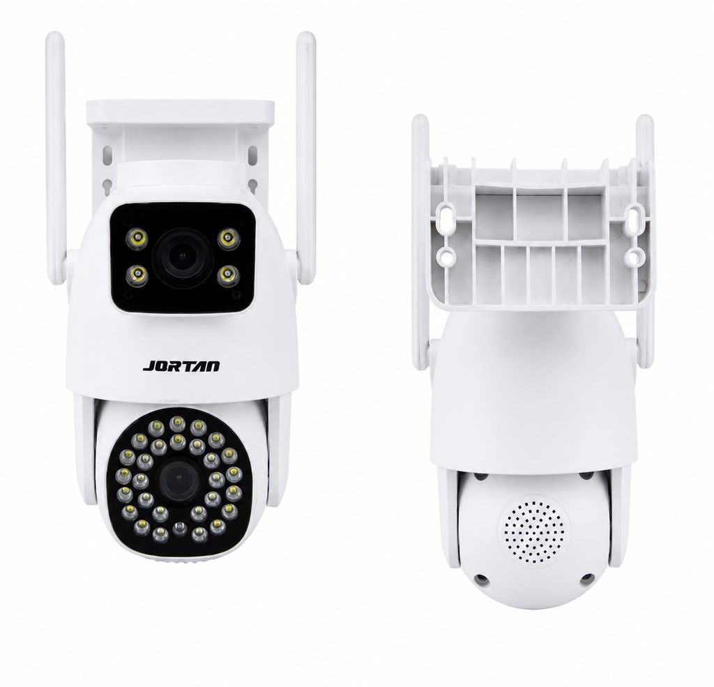Camara De Vigilancia De Doble Camara IP Wifi-LAN Marca JORTAN