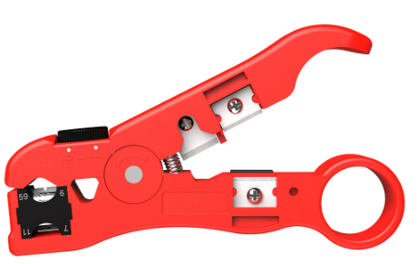 Pelacables, herramienta de compresión, pelacables Coaxial, cortador y Cable plano