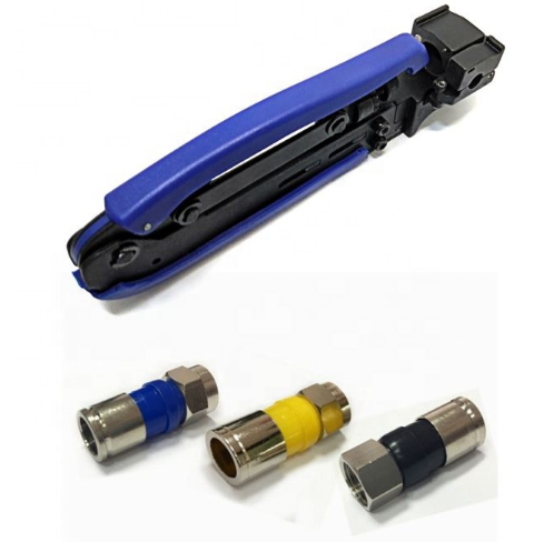 Crimpadora Compresora Rg59, Rg6, Rg11 Conector F