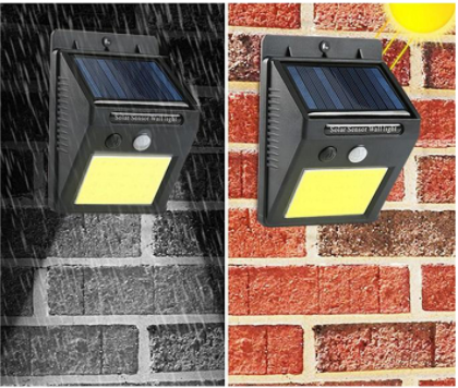 Aplique Solar LED COB C/Sensor De Movimiento, SH-1605