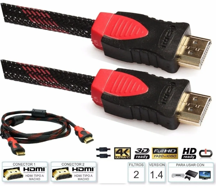 CABLE CONEXIÓN HDMI 5mts