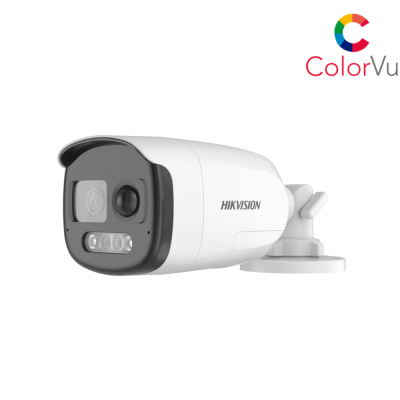 Camara ColorVU hikvision 2MP IP67 R-Audio, Sirena y Led Strobo CC5738