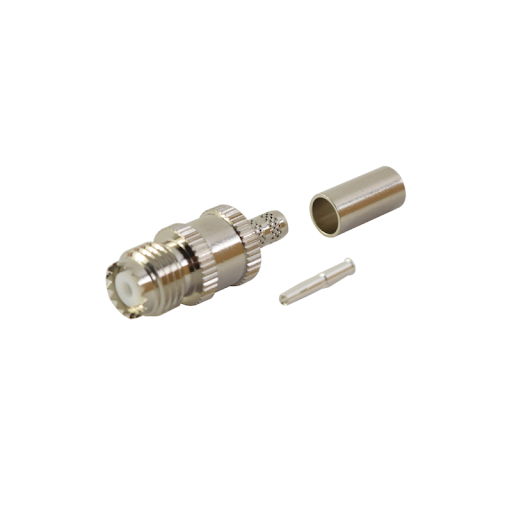Conector Volante Mini UHF Hembra Volante, RFU 6011.